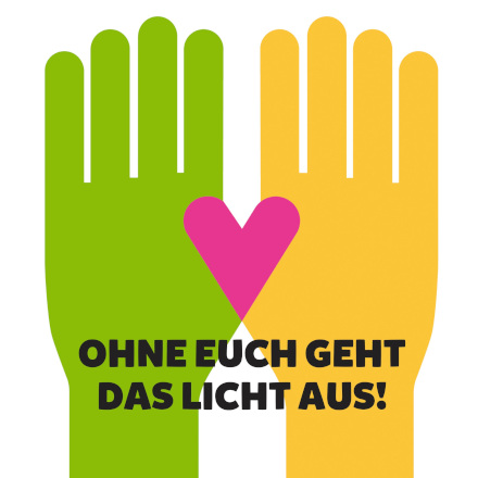 BKA Spendengala Hände - Motiv: Jörn Hartmann